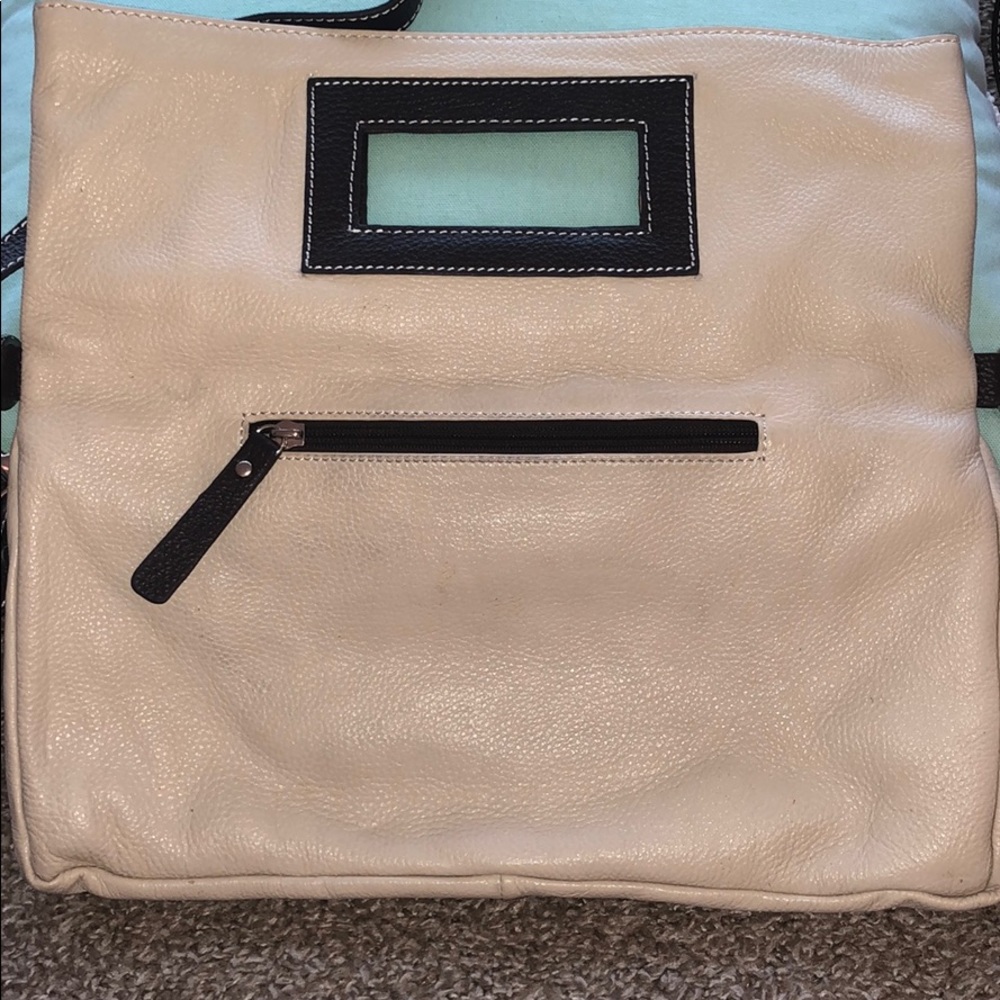 Multi Function Fold Over Bag In Tan/Brown - image 2